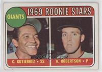 1969 Rookie Stars - Cesar Gutierrez, Rich Robertson [Good to VG‑…