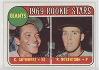 1969 Rookie Stars - Cesar Gutierrez, Rich Robertson [Good to VG‑…
