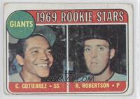 1969 Rookie Stars - Cesar Gutierrez, Rich Robertson [COMC RCR Poor]