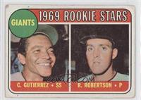 1969 Rookie Stars - Cesar Gutierrez, Rich Robertson [Good to VG‑…