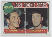 1969 Rookie Stars - Cesar Gutierrez, Rich Robertson [Poor to Fair]