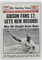 1968 World Series - Gibson Fans 17; Sets New Record! [Good to VG̴…