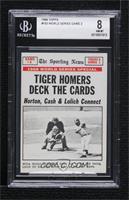 1968 World Series - Tiger Homers Deck the Cards [BGS 8 NM‑MT]