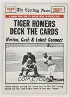 1968 World Series - Tiger Homers Deck the Cards