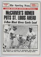 1968 World Series - McCarver's Homer Puts St. Louis Ahead [Good to VG…