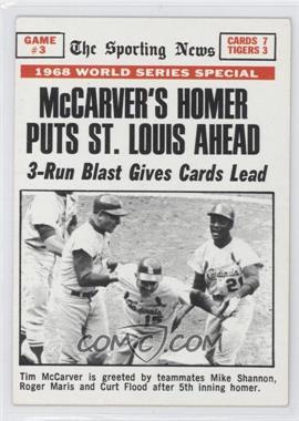 1969 Topps - [Base] #164 - 1968 World Series - McCarver's Homer Puts St. Louis Ahead