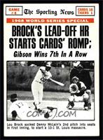 1968 World Series - Brock's Lead-Off HR Starts Cards' Romp [VG EX]
