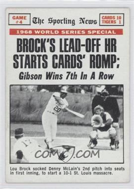 1969 Topps - [Base] #165 - 1968 World Series - Brock's Lead-Off HR Starts Cards' Romp