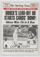1968 World Series - Brock's Lead-Off HR Starts Cards' Romp