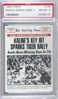 1968 World Series - Kaline's Key Hit Sparks Tiger Rally [PSA 8 NMR…