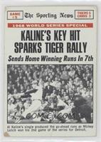 1968 World Series - Kaline's Key Hit Sparks Tiger Rally [Good to VG&#…