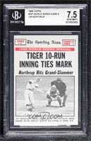 1968 World Series - Tiger 10-Run Inning Ties Mark [BGS 7.5 NEAR …