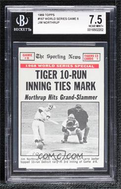 1969 Topps - [Base] #167 - 1968 World Series - Tiger 10-Run Inning Ties Mark [BGS 7.5 NEAR MINT+]