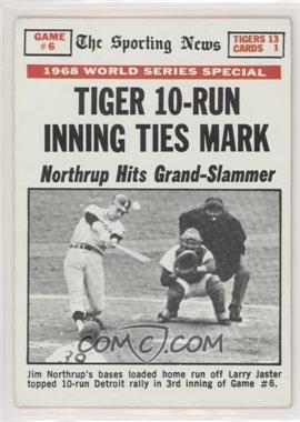 1969 Topps - [Base] #167 - 1968 World Series - Tiger 10-Run Inning Ties Mark
