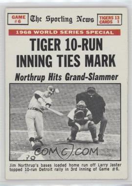 1969 Topps - [Base] #167 - 1968 World Series - Tiger 10-Run Inning Ties Mark