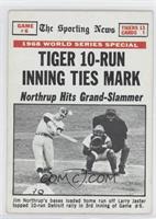 1968 World Series - Tiger 10-Run Inning Ties Mark [Good to VG‑E…