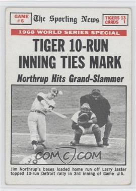 1969 Topps - [Base] #167 - 1968 World Series - Tiger 10-Run Inning Ties Mark