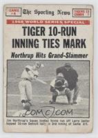 1968 World Series - Tiger 10-Run Inning Ties Mark [Poor to Fair]