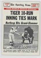 1968 World Series - Tiger 10-Run Inning Ties Mark