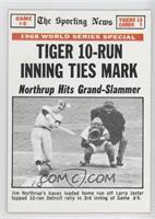 1968 World Series - Tiger 10-Run Inning Ties Mark
