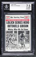 1968 World Series - Lolich Series Hero Outduels Gibson [BGS 7.5 NEAR&…