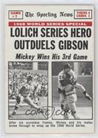 1968 World Series - Lolich Series Hero Outduels Gibson [Good to VG…