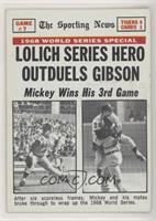 1968 World Series - Lolich Series Hero Outduels Gibson [Poor to Fair]