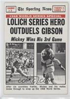 1968 World Series - Lolich Series Hero Outduels Gibson