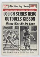 1968 World Series - Lolich Series Hero Outduels Gibson [Good to VG…