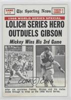 1968 World Series - Lolich Series Hero Outduels Gibson [Poor to Fair]