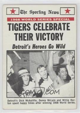 1969 Topps - [Base] #169 - 1968 World Series - Tigers Celebrate Their Victory