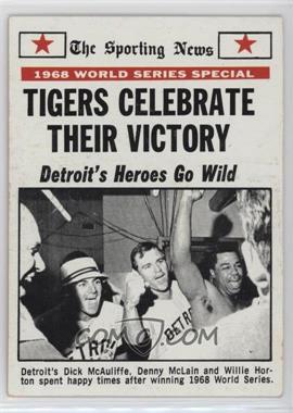 1969 Topps - [Base] #169 - 1968 World Series - Tigers Celebrate Their Victory