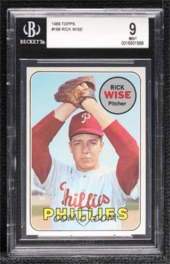 1969 Topps - [Base] #188 - Rick Wise [BGS 9 MINT]