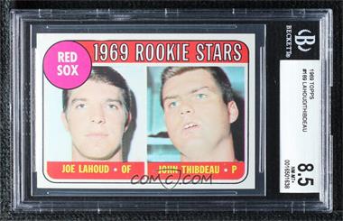 1969 Topps - [Base] #189 - 1969 Rookie Stars - Joe Lahoud, John Thibdeau [BGS 8.5 NM‑MT+]