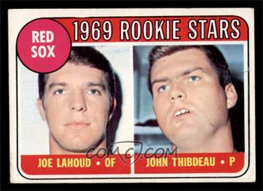 1969 Topps - [Base] #189 - 1969 Rookie Stars - Joe Lahoud, John Thibdeau [EX]
