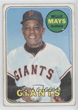 1969 Topps - [Base] #190 - Willie Mays [Good to VG‑EX]