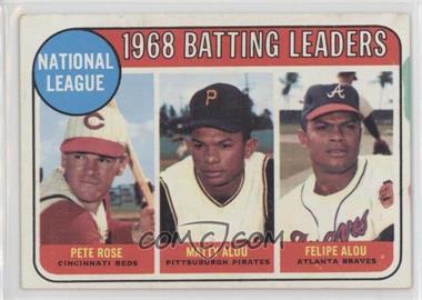 1969 Topps - [Base] #2 - League Leaders - Pete Rose, Felipe Alou, Matty Alou [Good to VG‑EX]