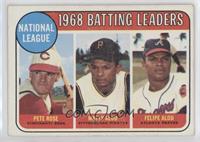 League Leaders - Pete Rose, Felipe Alou, Matty Alou