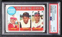 League Leaders - Pete Rose, Felipe Alou, Matty Alou [PSA 6 EX‑M…