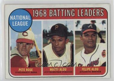 1969 Topps - [Base] #2 - League Leaders - Pete Rose, Felipe Alou, Matty Alou