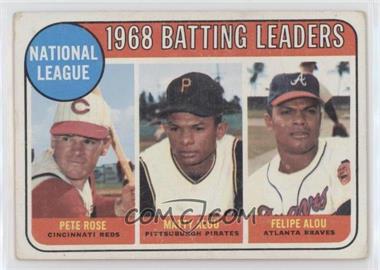 1969 Topps - [Base] #2 - League Leaders - Pete Rose, Felipe Alou, Matty Alou