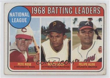 1969 Topps - [Base] #2 - League Leaders - Pete Rose, Felipe Alou, Matty Alou