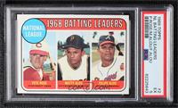 League Leaders - Pete Rose, Felipe Alou, Matty Alou [PSA 5 EX]