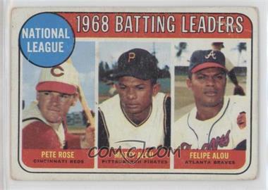 1969 Topps - [Base] #2 - League Leaders - Pete Rose, Felipe Alou, Matty Alou [Good to VG‑EX]