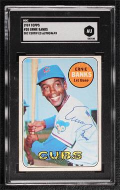 1969 Topps - [Base] #20 - Ernie Banks [SGC Authentic Authentic]
