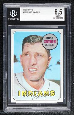 1969 Topps - [Base] #201 - Russ Snyder [BGS 8.5 NM‑MT+]