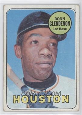 1969 Topps - [Base] #208.1 - Donn Clendenon (Houston Astros) [Good to VG‑EX]