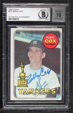 1969 Topps - [Base] #237 - Bobby Cox [BAS BGS Authentic]