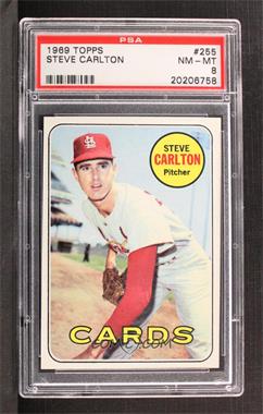 1969 Topps - [Base] #255 - Steve Carlton [PSA 8 NM‑MT]