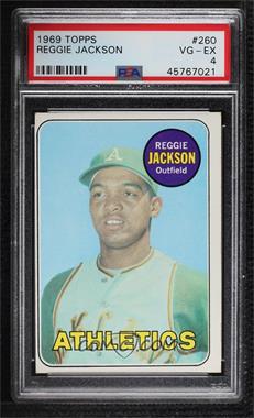 1969 Topps - [Base] #260 - Reggie Jackson [PSA 4 VG‑EX]